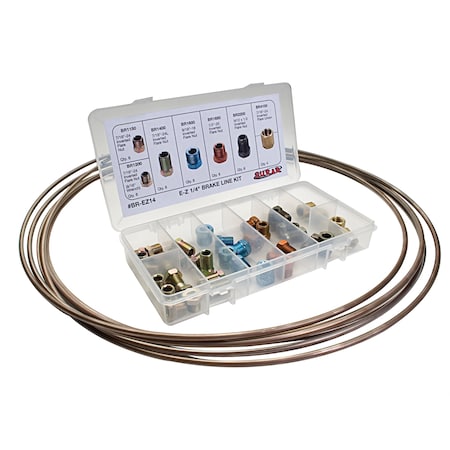 S.U.R. & R. Auto Parts E-Z 1/4" Brake Line Replacement Kit BR-EZ14